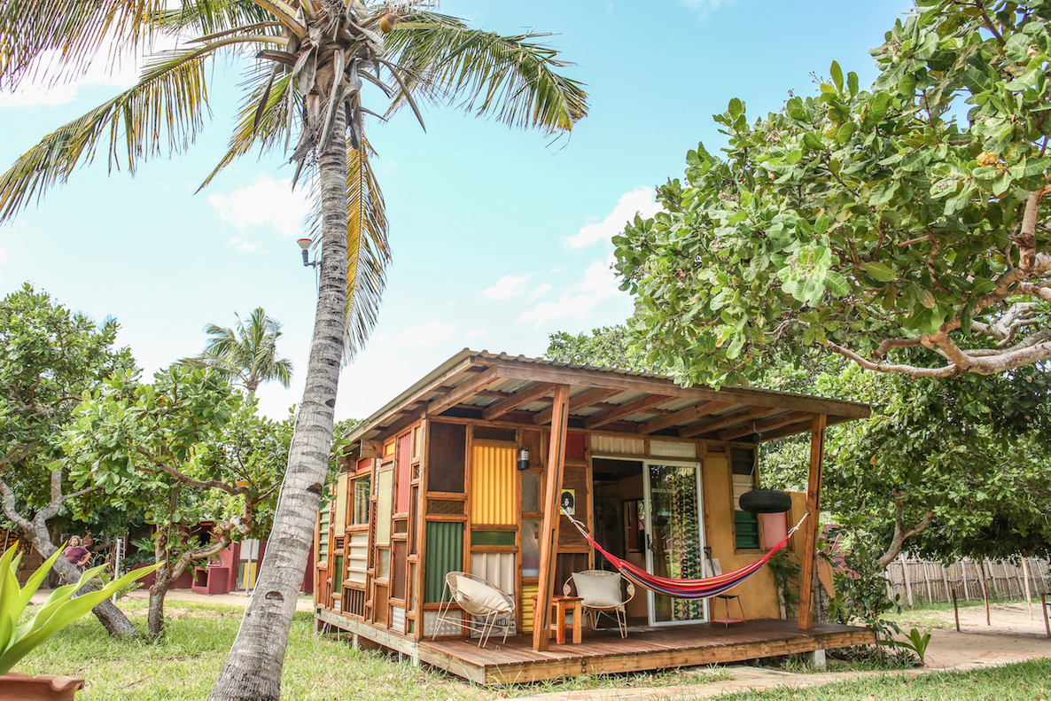 Funky accommodation Tofo Mozambique