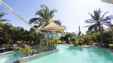 Pool bar at the best place to stay in Tofo Mozambique